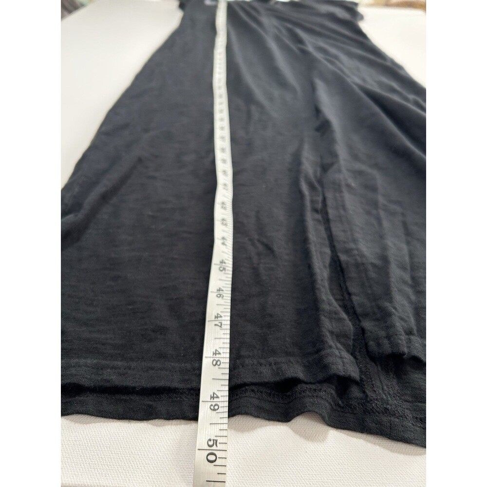 Cotton Slub Maxi Dress Black V-neck Universal Thread Women’s Size Small - Picture 8 of 10